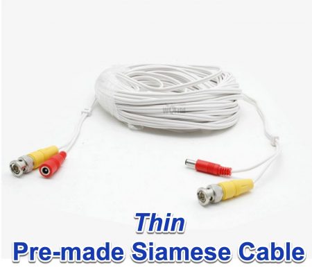 example of thin premade siamese cable