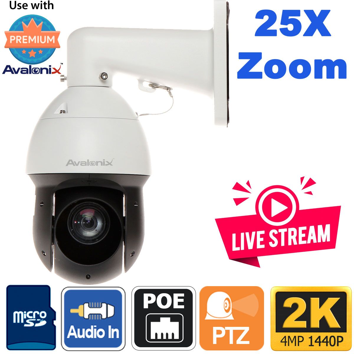 Derive Bliver værre Astrolabe AI based Auto Tracking Outdoor PTZ Camera for Live Streaming