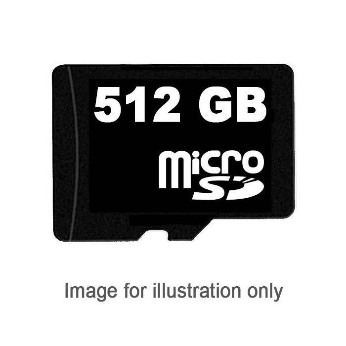 512GB MicroSD Memory for IP and PoE Cameras