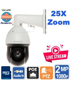 Night vision PTZ camera 25X Zoom