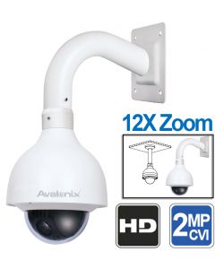 Professional 12X Zoom Pan-Tilt-Zoom Camera, Starlight Technology