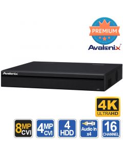 16 Channel 4K DVR with 4 SATA