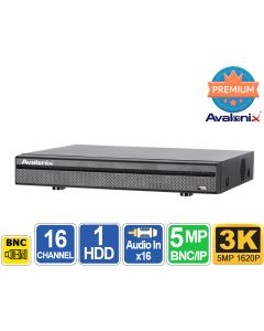 16 Channel Tribrid DVR with 16 Audio