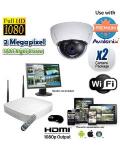 2 Wireless Dome Camera System 1080P