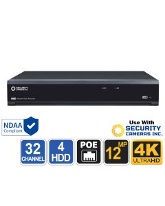 32 Channel PoE NVR, NDAA Compliant by Security Cameras Inc