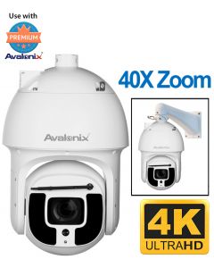  4K PTZ Camera with 40X Zoom, Auto Tracking