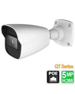 5MP IP Bullet Camera, IR Night Vision, IP67 Indoor Outdoor, PoE ONVIF AI