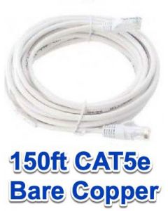 150ft CAT5e Bare Copper Wire for IP cameras