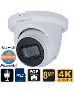 4K Security Camera with extended PoE
