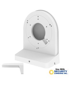 Wall Mount for Fixed Lens Dome Cameras by SCI, White