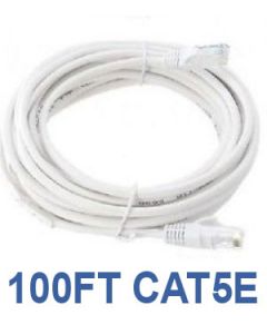 100ft CAT5e Network Cable, Bare Copper