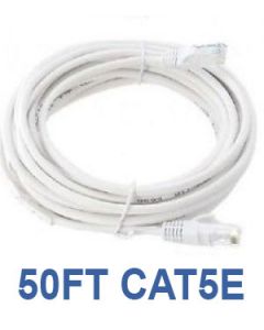50ft CAT5e Cable White