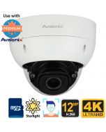 12MP IP Dome Camera, PoE, H.265, Facial Recognition