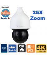 Outdoor 4K Auto Tracking Camera, 25X Zoom, Night Vision