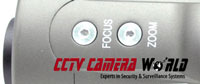 Adjustments knobs for manual zoom security cameras