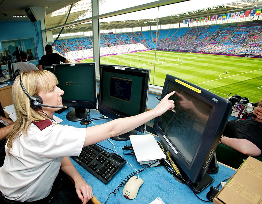 Football Policing Control Room at West Midlands
